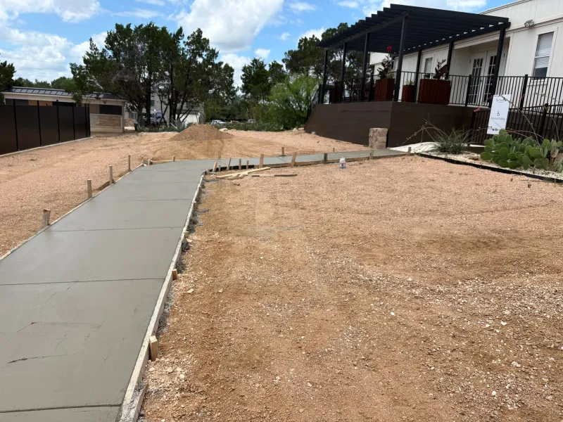 Concrete Sidewalk Installation