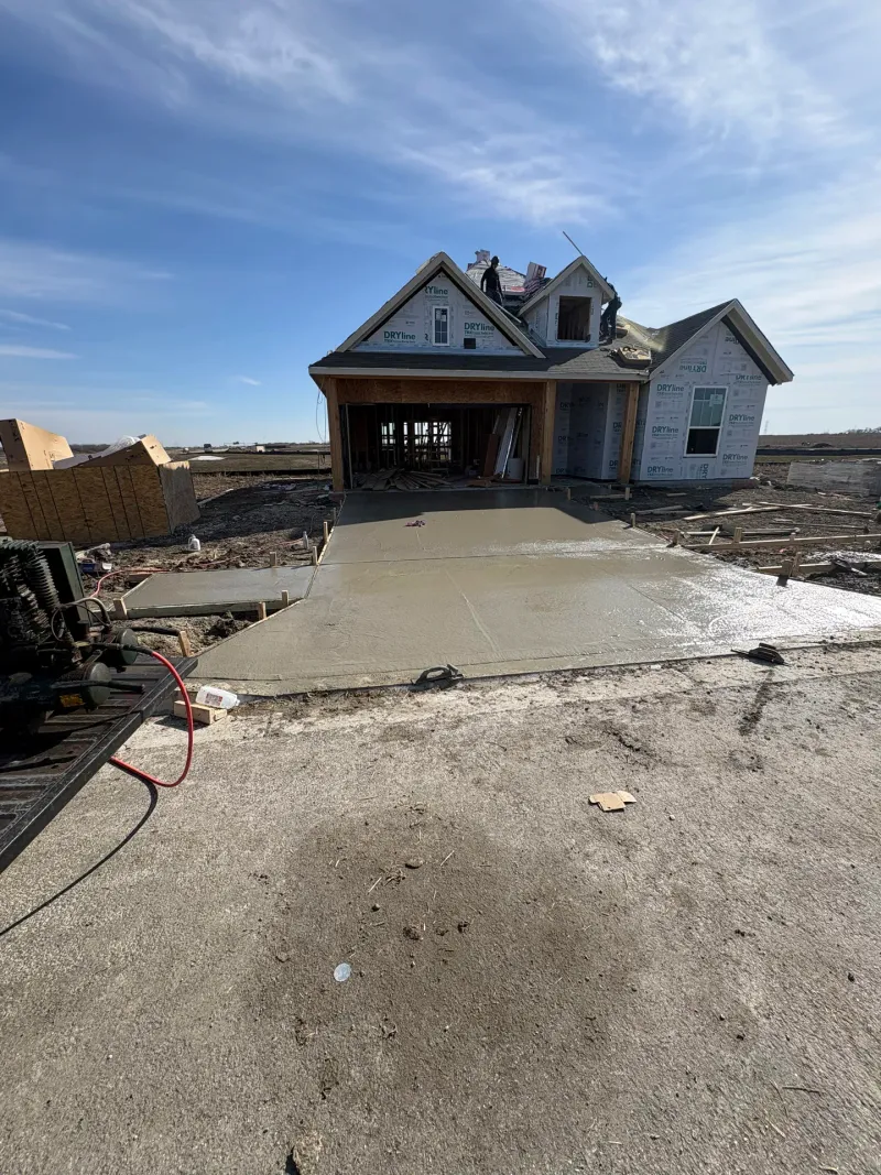 Creedmoor Cement Driveway Upgrade
