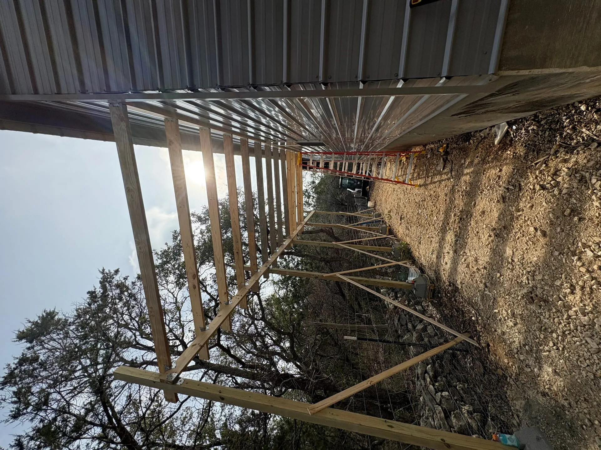 Side Porch Under-Storage Build in San Marcos, TX